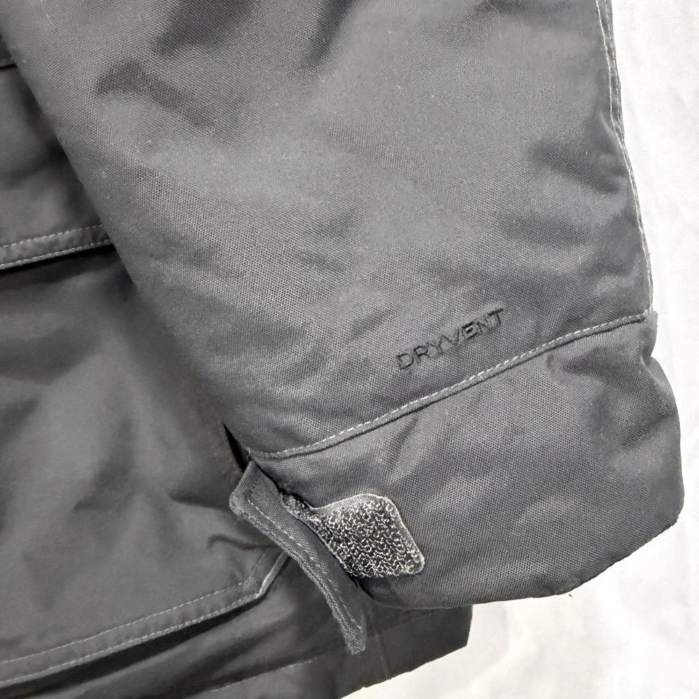 The North Face McMurdo Parka, Down, Waterproof, Black/gray, Men's L No Hood 550